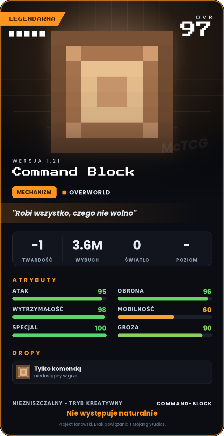 Karta Command Block