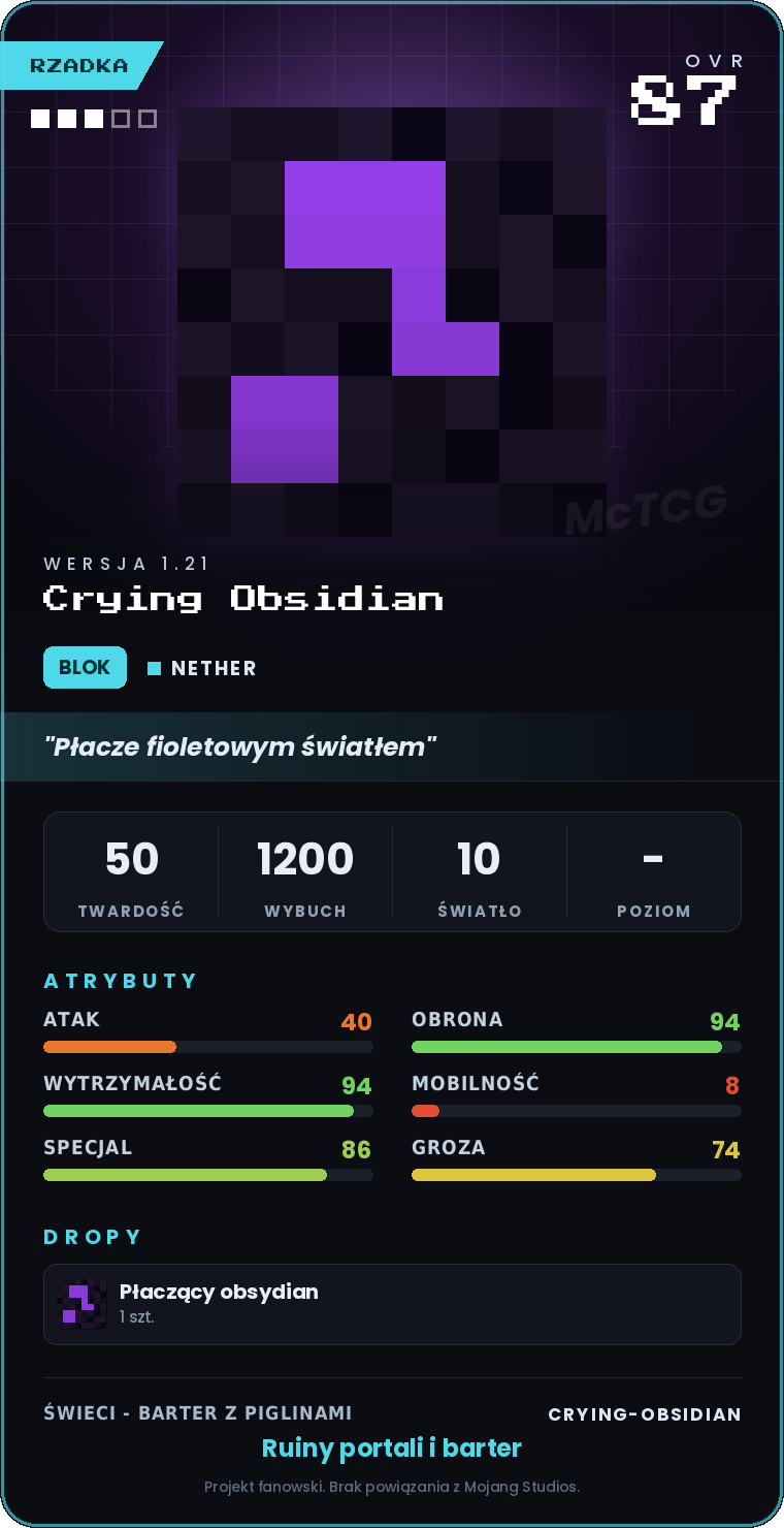 Karta Crying Obsidian