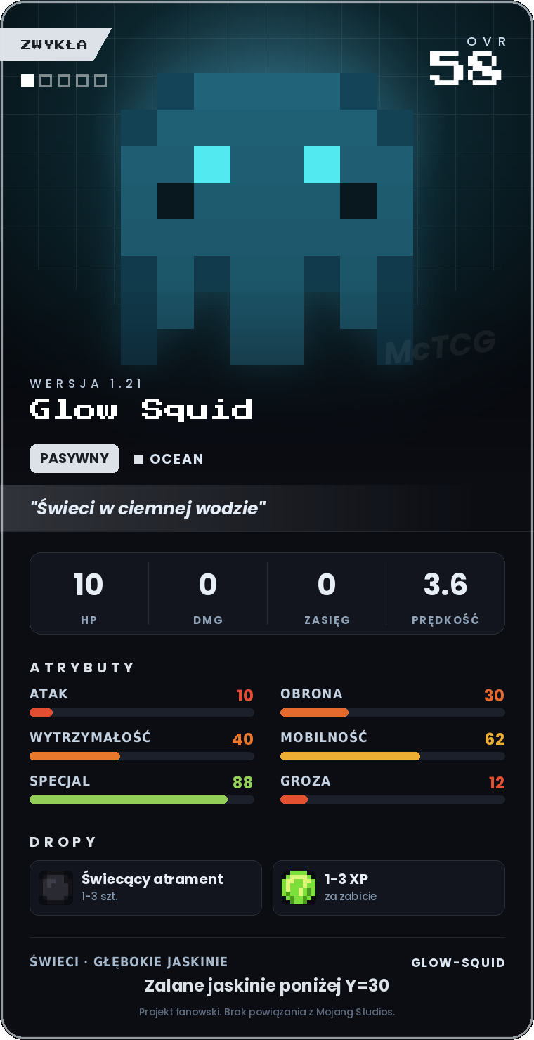 Karta Glow Squid