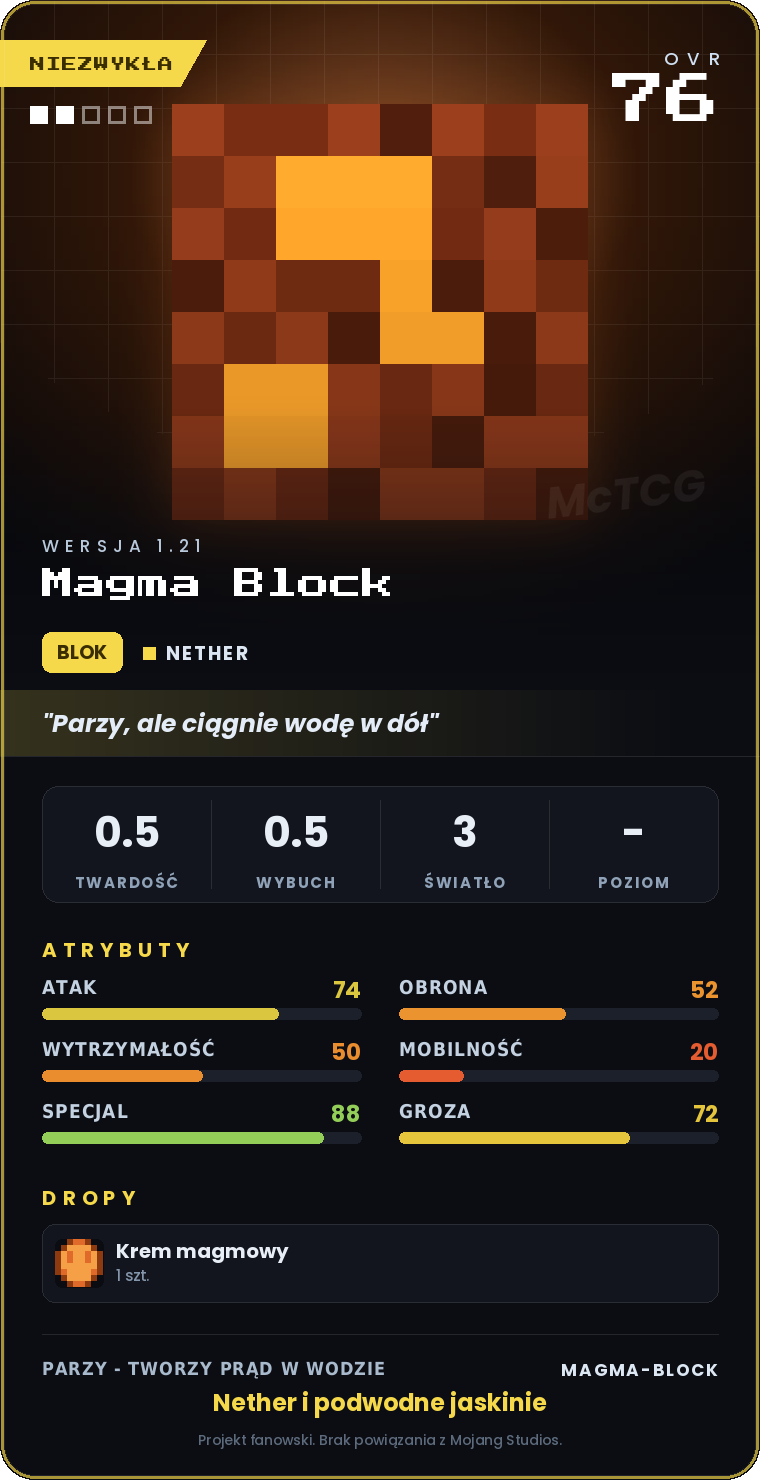 Karta Magma Block