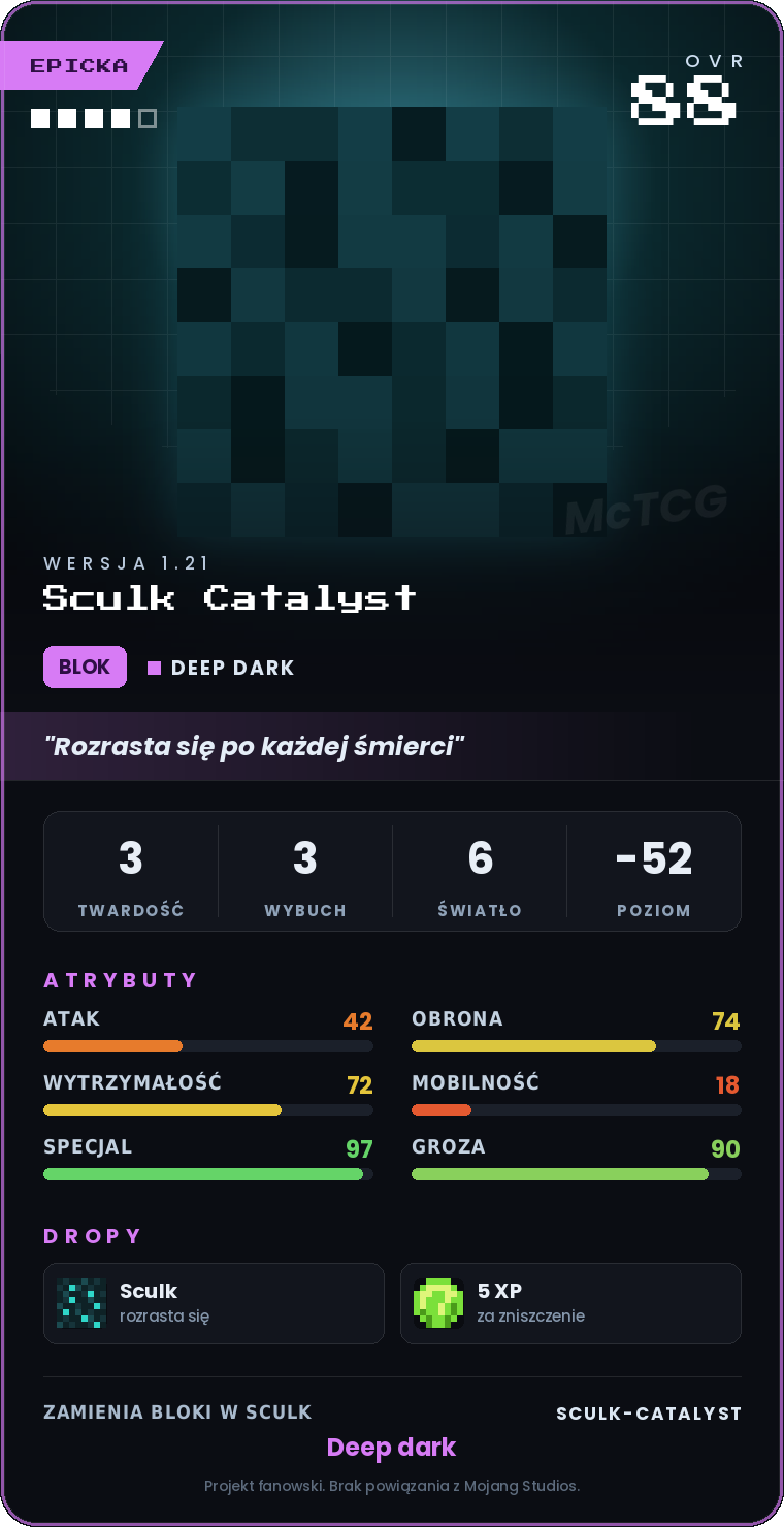 Karta Sculk Catalyst